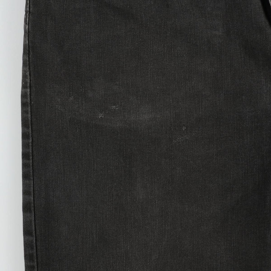 Levi's 569 Black Denim Shorts, Men's Size W34 (approx.) cotton black type Vintage Second Hand