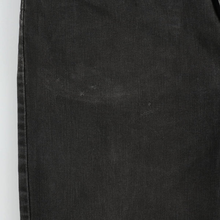Levi's 569 Black Denim Shorts, Men's Size W34 (approx.) cotton black type Vintage Second Hand
