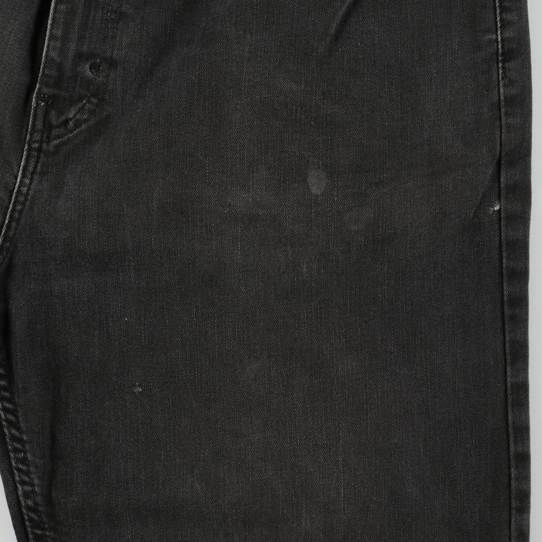 Levi's 569 Black Denim Shorts, Men's Size W34 (approx.) cotton black type Vintage Second Hand