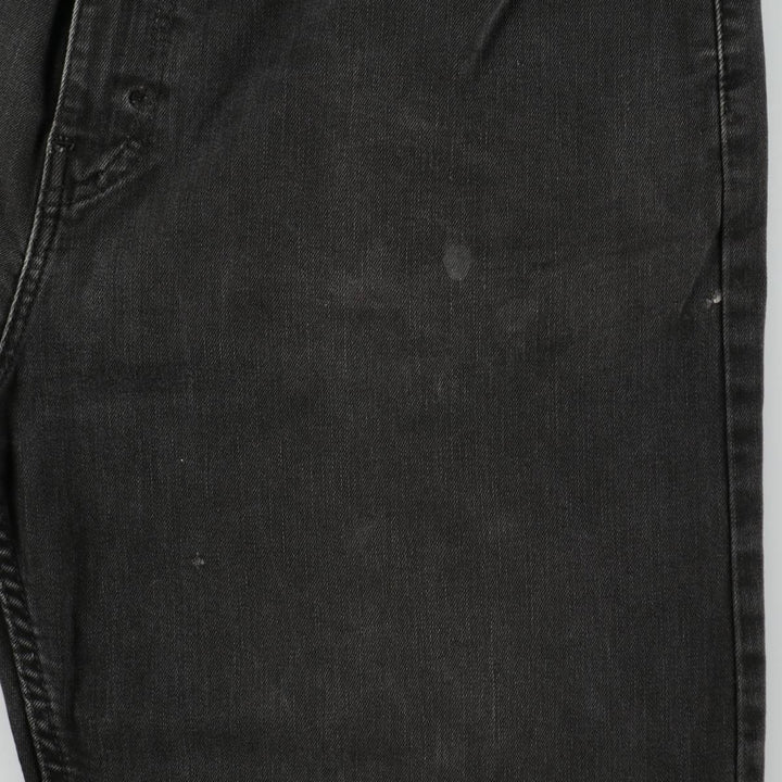 Levi's 569 Black Denim Shorts, Men's Size W34 (approx.) cotton black type Vintage Second Hand