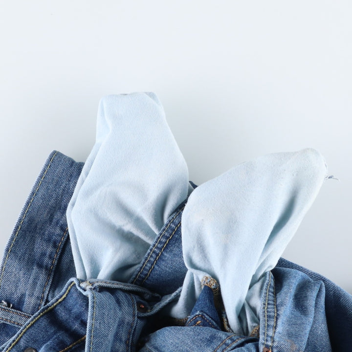 Levi's 569 Painted Denim Shorts, Men's W39 (approx.) cotton Blue type light blue Vintage Second Hand