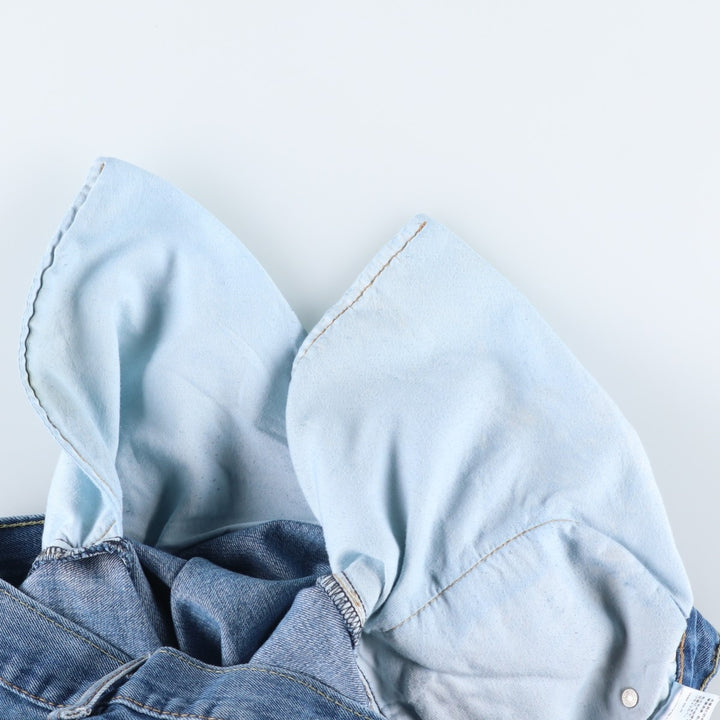 Levi's 569 Painted Denim Shorts, Men's W39 (approx.) cotton Blue type light blue Vintage Second Hand