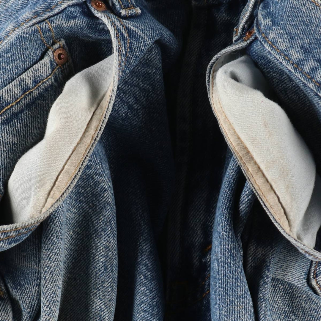 Levi's 505 Regular Fit Denim Shorts (Men's W35 equivalent) cotton blue type Vintage Second Hand