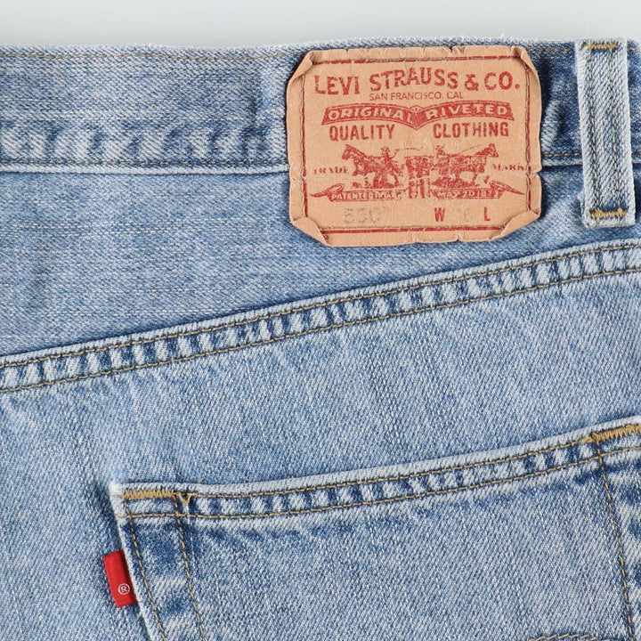 Levi's 550 Relaxed Fit Denim Shorts, Men's Size W37 cotton blue type Vintage Second Hand