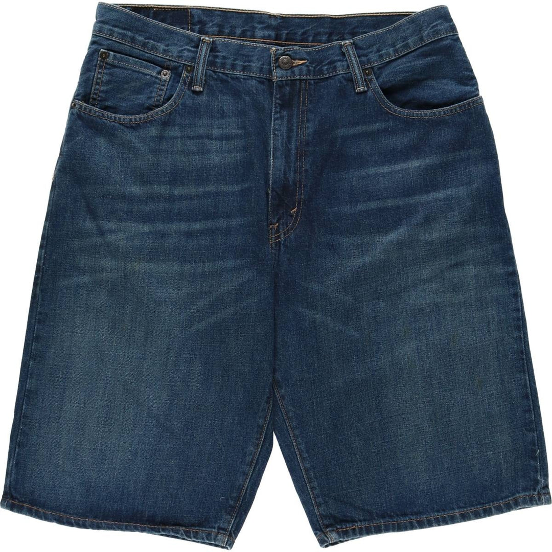 Levi's 569 denim shorts, half pants, jorts, men's size w36 cotton blue type Vintage Second Hand
