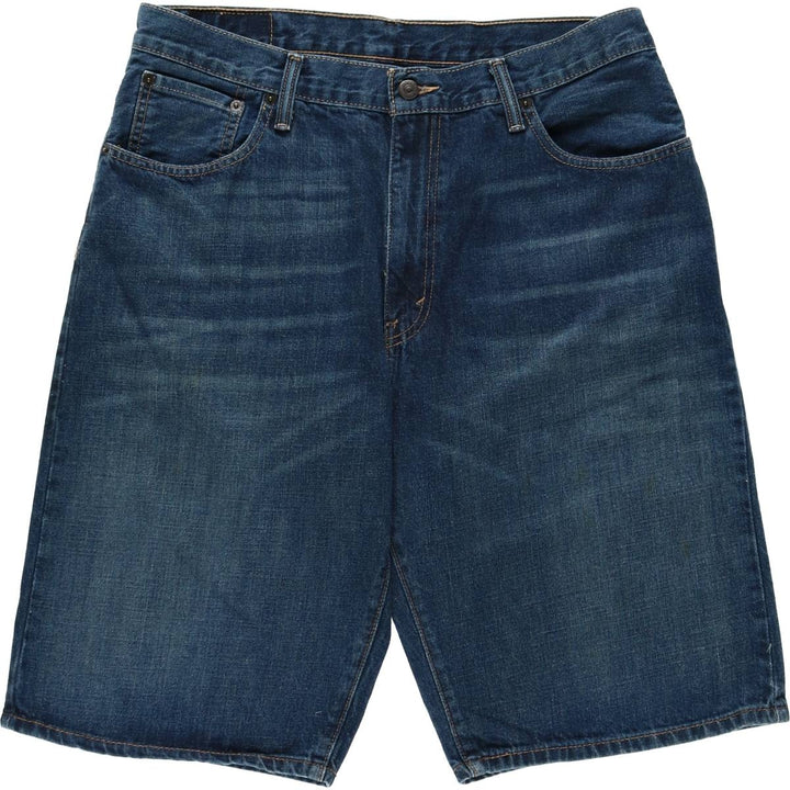 Levi's 569 denim shorts, half pants, jorts, men's size w36 cotton blue type Vintage Second Hand
