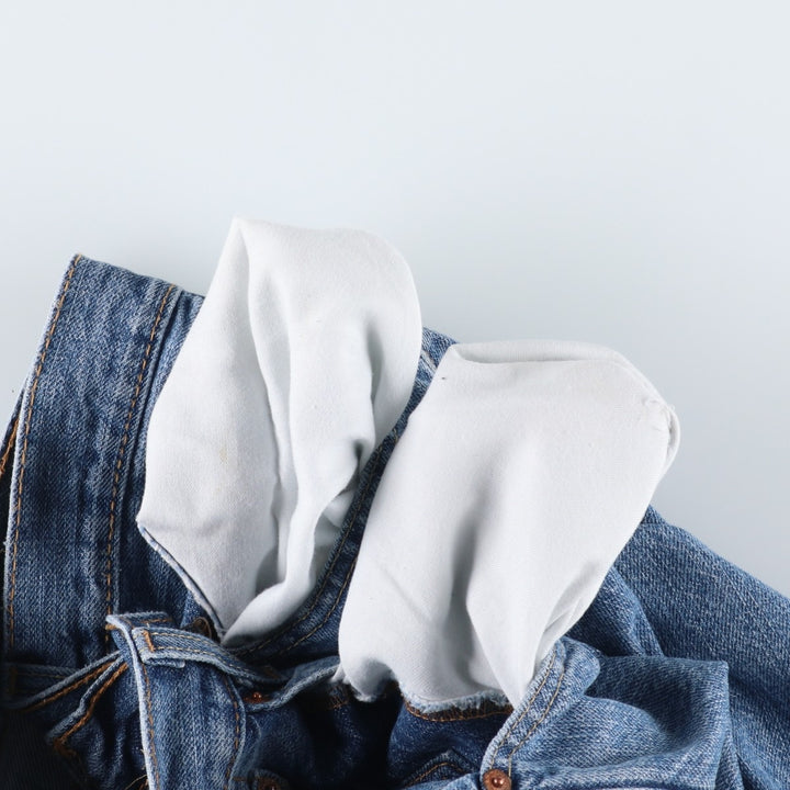 Levi's 505 denim shorts, men's size W35 cotton blue type Vintage Second Hand