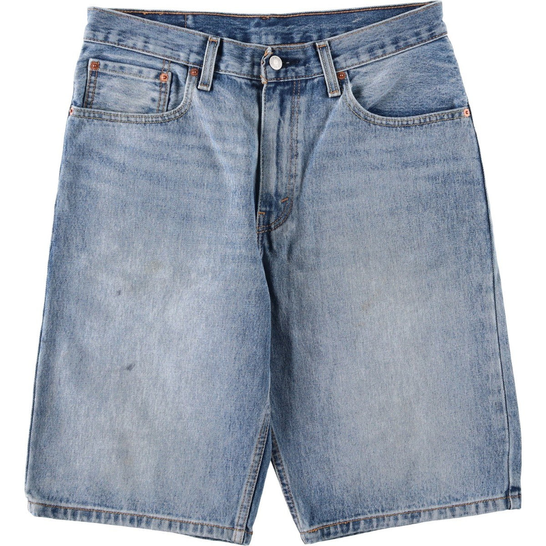 Levi's 569 Denim Shorts, Half Pants, Men's, Size W33 cotton blue type Vintage Second Hand