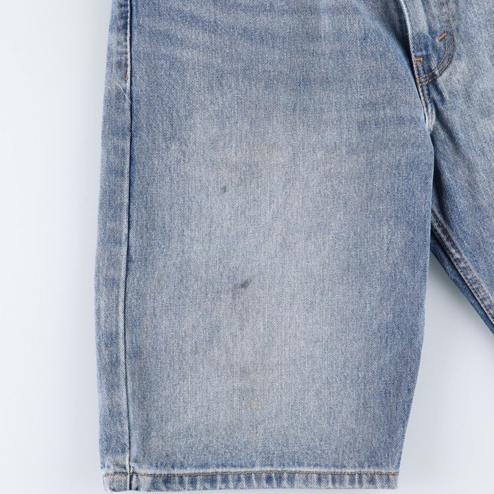 Levi's 569 Denim Shorts, Half Pants, Men's, Size W33 cotton blue type Vintage Second Hand