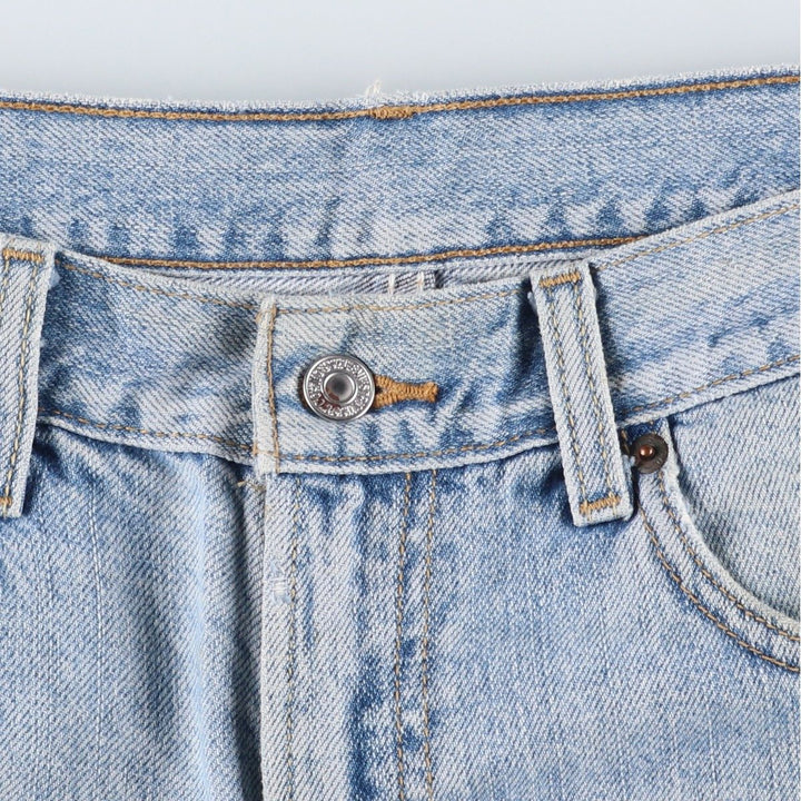 Levi's 505 REGULAR FIT denim shorts, short pants, men's size w34 cotton blue type Vintage Second Hand