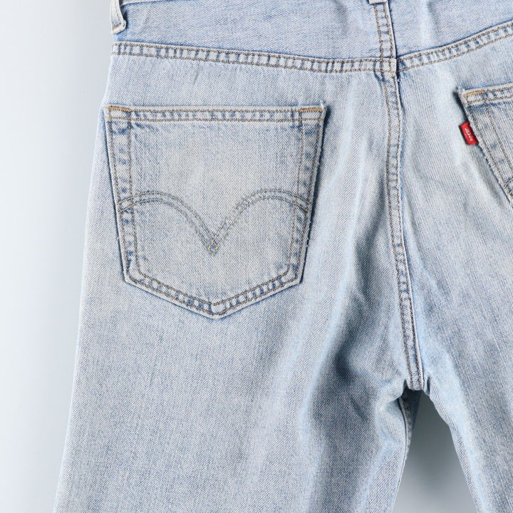 Levi's 505 REGULAR FIT denim shorts, short pants, men's size w34 cotton blue type Vintage Second Hand