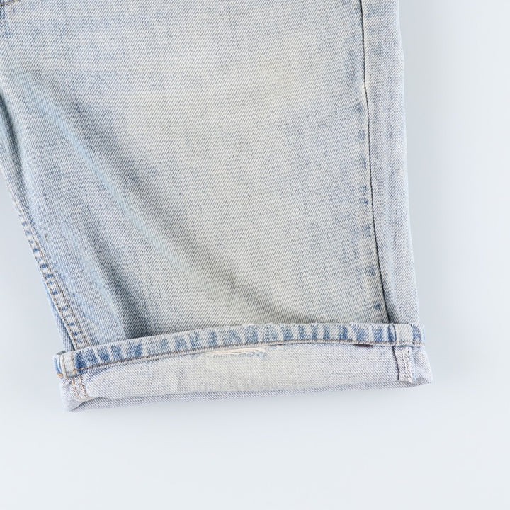 Levi's 505 REGULAR FIT denim shorts, short pants, men's size w34 cotton blue type Vintage Second Hand