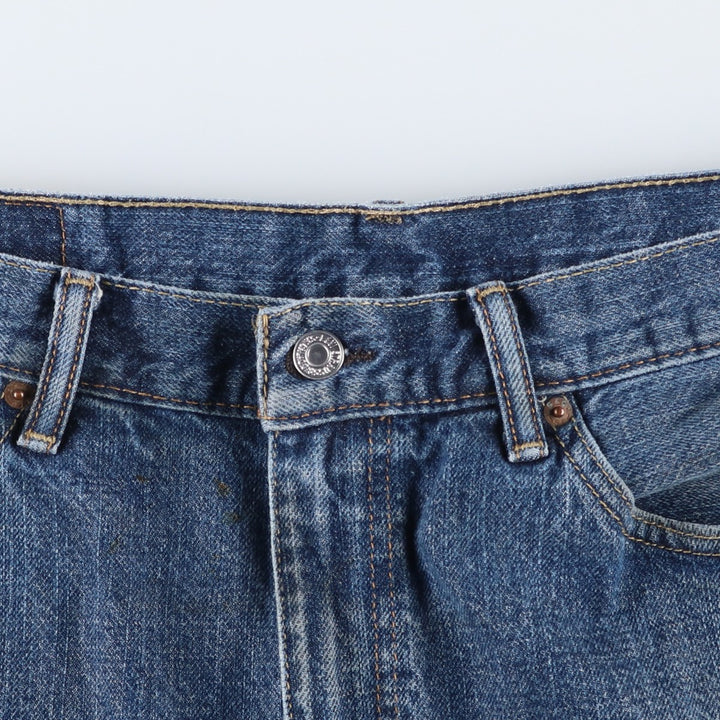 Levi's 505 denim shorts, men's size W36 (approx.) cotton blue type Vintage Second Hand