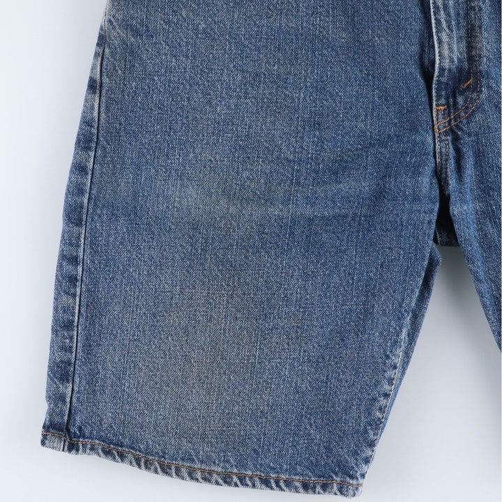 Levi's 505 denim shorts, men's size W36 (approx.) cotton blue type Vintage Second Hand
