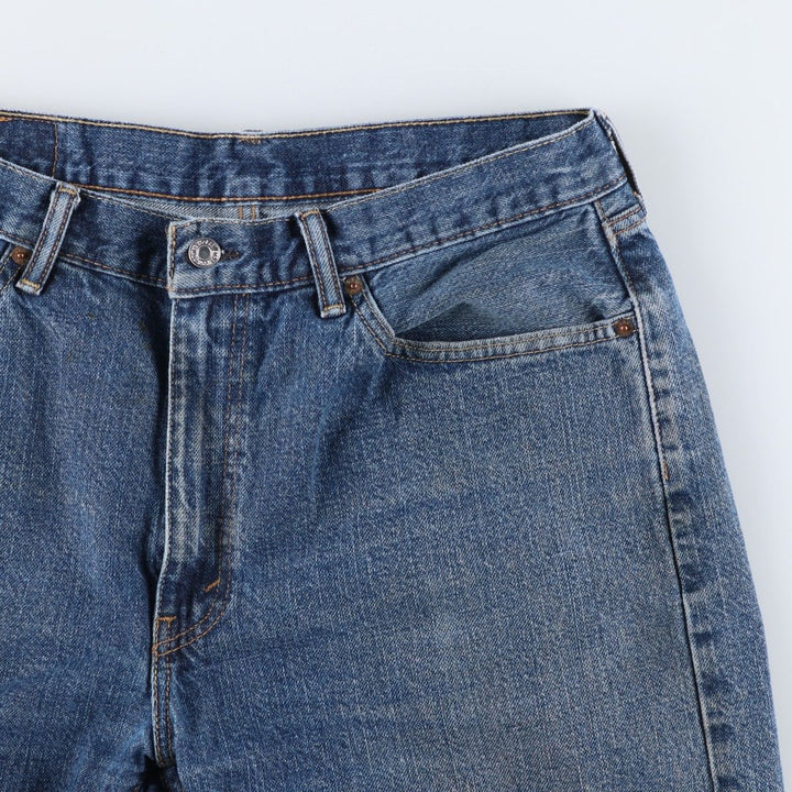 Levi's 505 denim shorts, men's size W36 (approx.) cotton blue type Vintage Second Hand