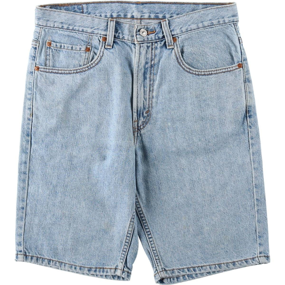 Levi's 505 REGULAR FIT denim shorts, short pants, men's size w33 cotton blue type Vintage Second Hand