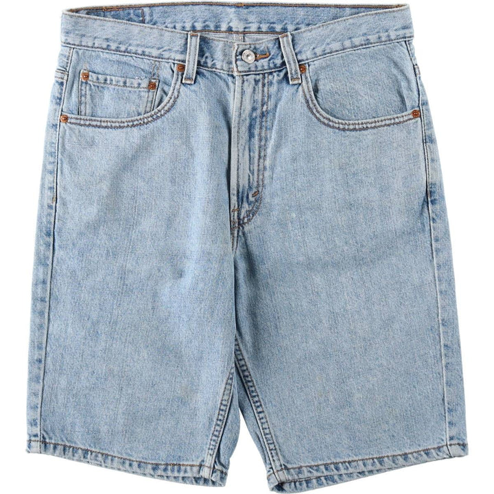 Levi's 505 REGULAR FIT denim shorts, short pants, men's size w33 cotton blue type Vintage Second Hand