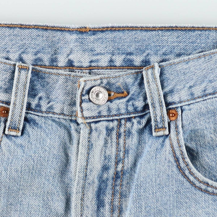 Levi's 505 REGULAR FIT denim shorts, short pants, men's size w33 cotton blue type Vintage Second Hand