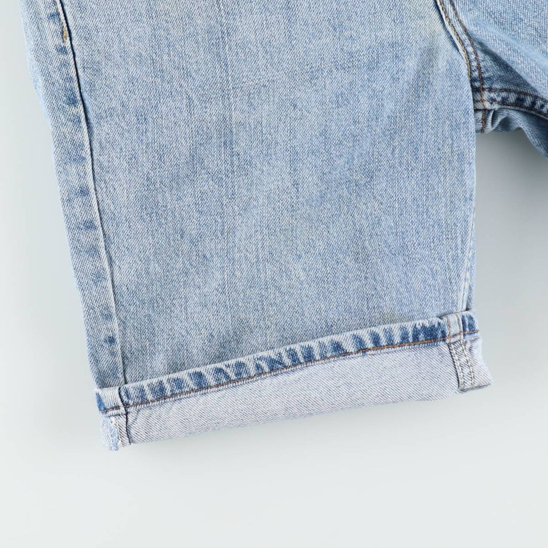 Levi's 505 REGULAR FIT denim shorts, short pants, men's size w33 cotton blue type Vintage Second Hand