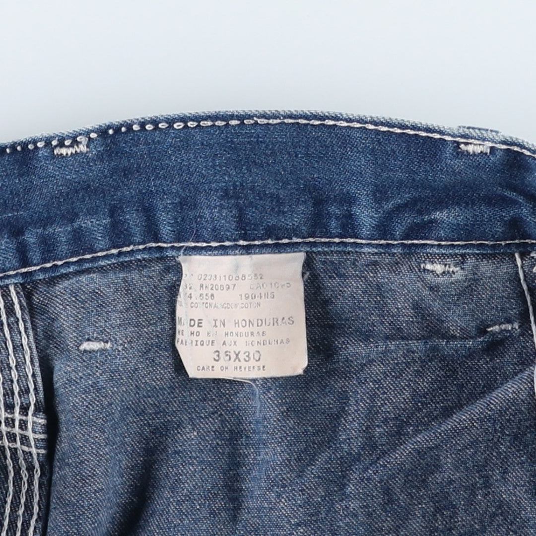 Dickies Cut-Off Denim Painter Shorts, Men's Size W36 (approx.) cotton blue type Vintage Second Hand