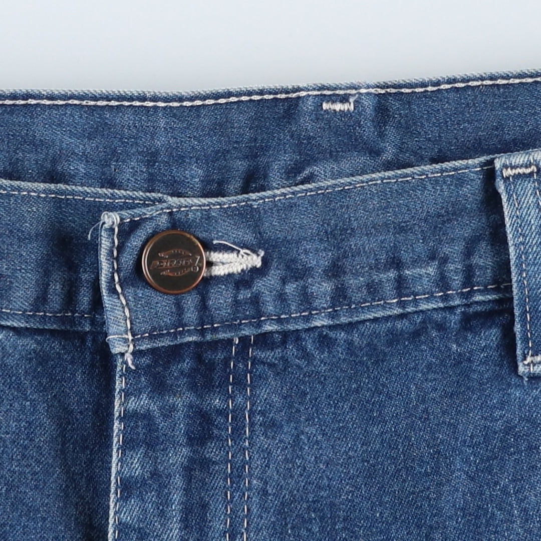 Dickies Cut-Off Denim Painter Shorts, Men's Size W36 (approx.) cotton blue type Vintage Second Hand