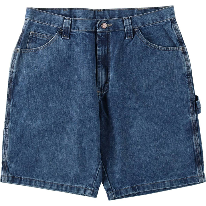 2000'S Wrangler denim painter shorts, men's size W34 (approx.) cotton blue type Vintage Second Hand