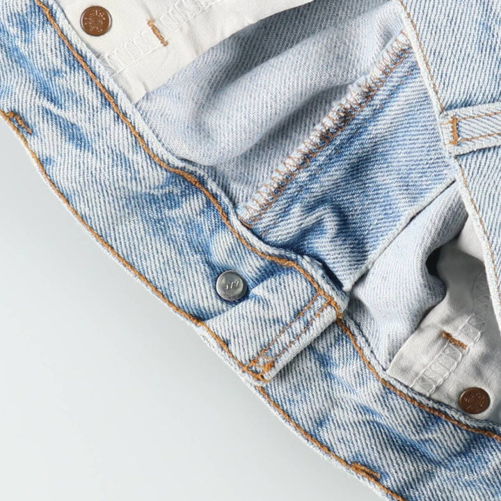 00'S Levi's 550 Relaxed Fit Denim Shorts for Men, W35 cotton blue type Vintage Second Hand