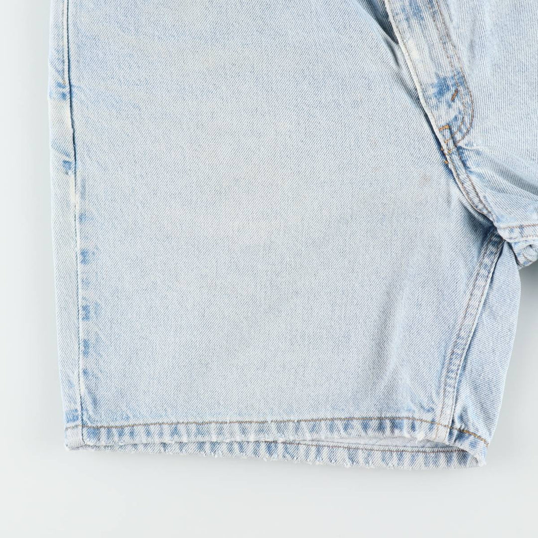00'S Levi's 550 Relaxed Fit Denim Shorts for Men, W35 cotton blue type Vintage Second Hand