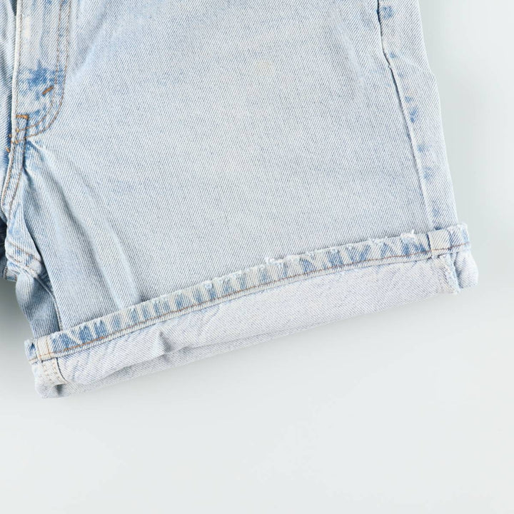 00'S Levi's 550 Relaxed Fit Denim Shorts for Men, W35 cotton blue type Vintage Second Hand