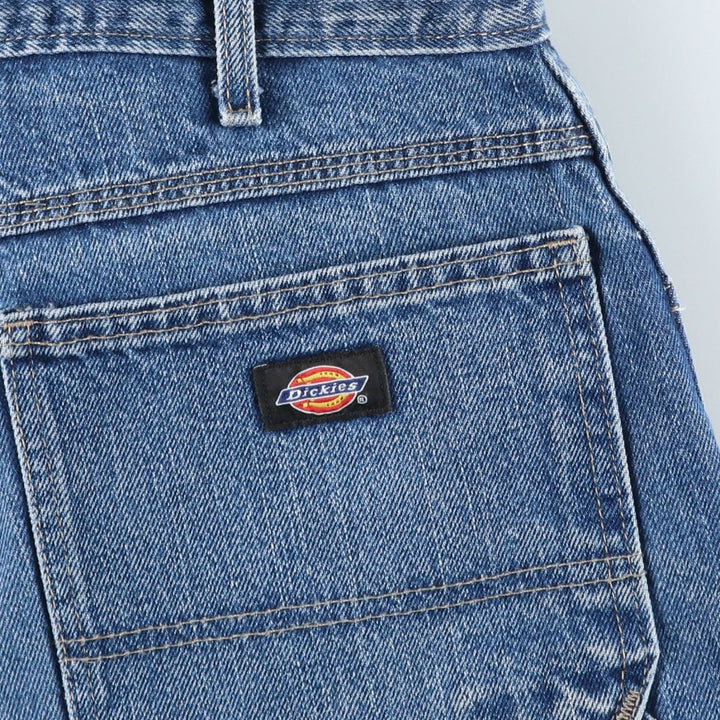 Dickies denim painter shorts, half pants, men's size w37 cotton blue type Vintage Second Hand
