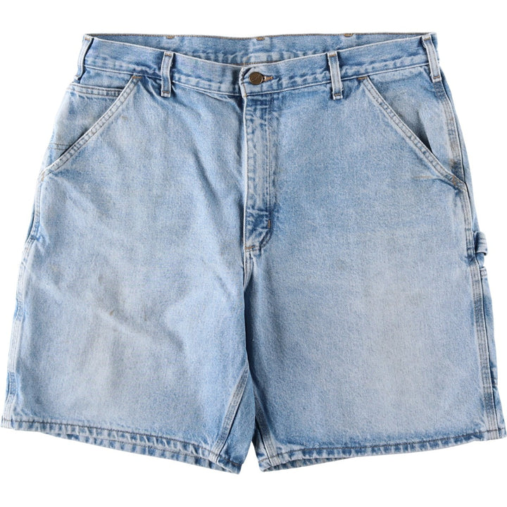 00'S Carhartt Denim Painter Shorts Shorts Men's W37 unclear blue type Vintage Second Hand