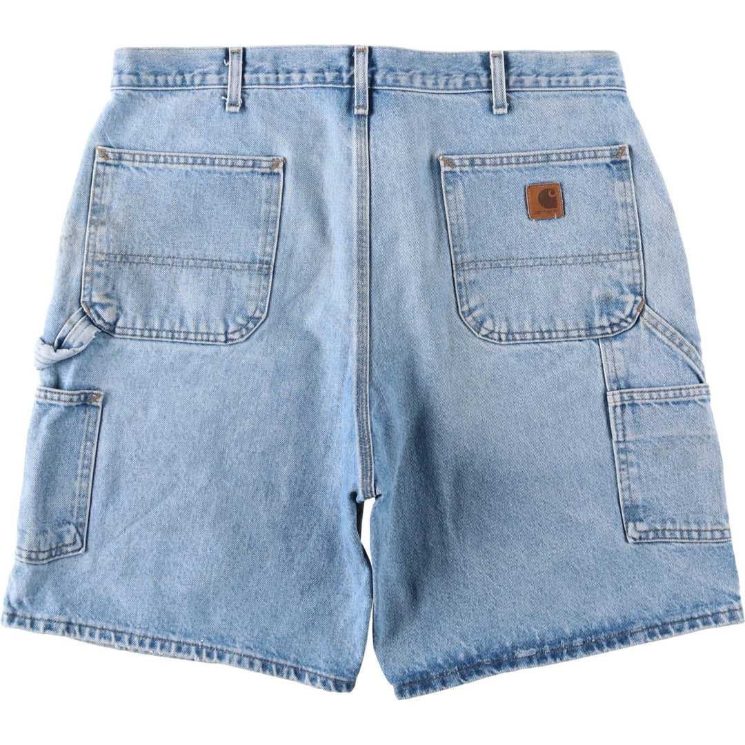 00'S Carhartt Denim Painter Shorts Shorts Men's W37 unclear blue type Vintage Second Hand