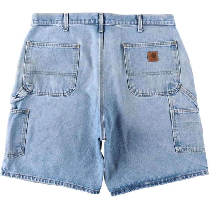 00'S Carhartt Denim Painter Shorts Shorts Men's W37 unclear blue type Vintage Second Hand