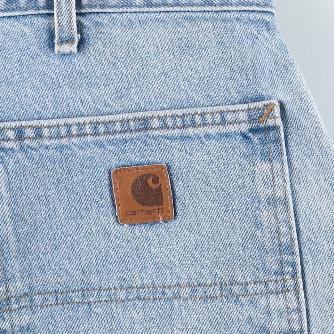 00'S Carhartt Denim Painter Shorts Shorts Men's W37 unclear blue type Vintage Second Hand