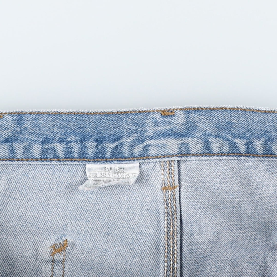 00'S Carhartt Denim Painter Shorts Shorts Men's W37 unclear blue type Vintage Second Hand