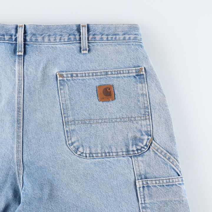 00'S Carhartt Denim Painter Shorts Shorts Men's W37 unclear blue type Vintage Second Hand
