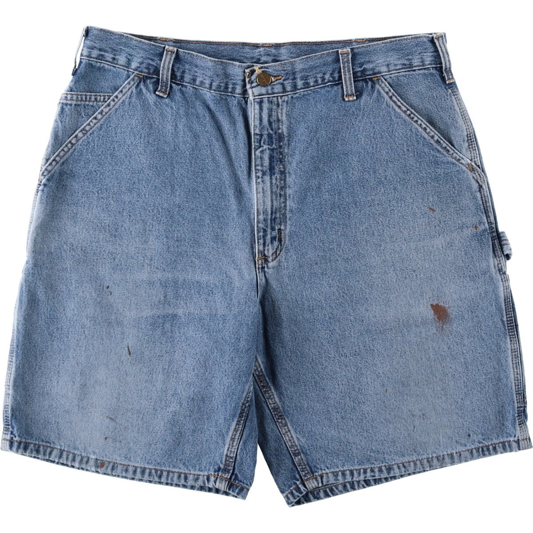 Carhartt Denim Painter Shorts, Shorts, Men's, W36 equivalent cotton Blue type light blue Vintage Second Hand