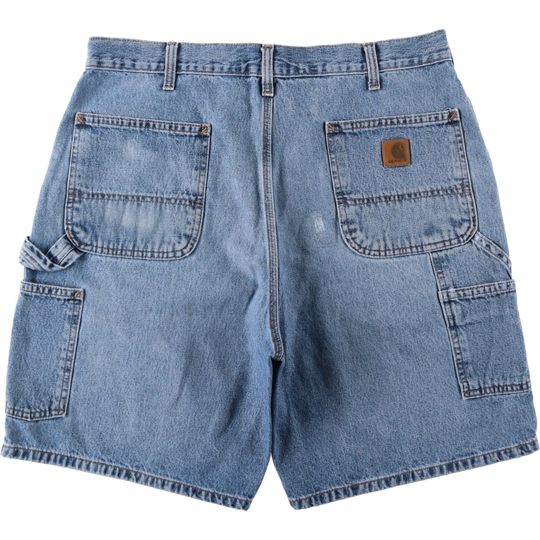 Carhartt Denim Painter Shorts, Shorts, Men's, W36 equivalent cotton Blue type light blue Vintage Second Hand