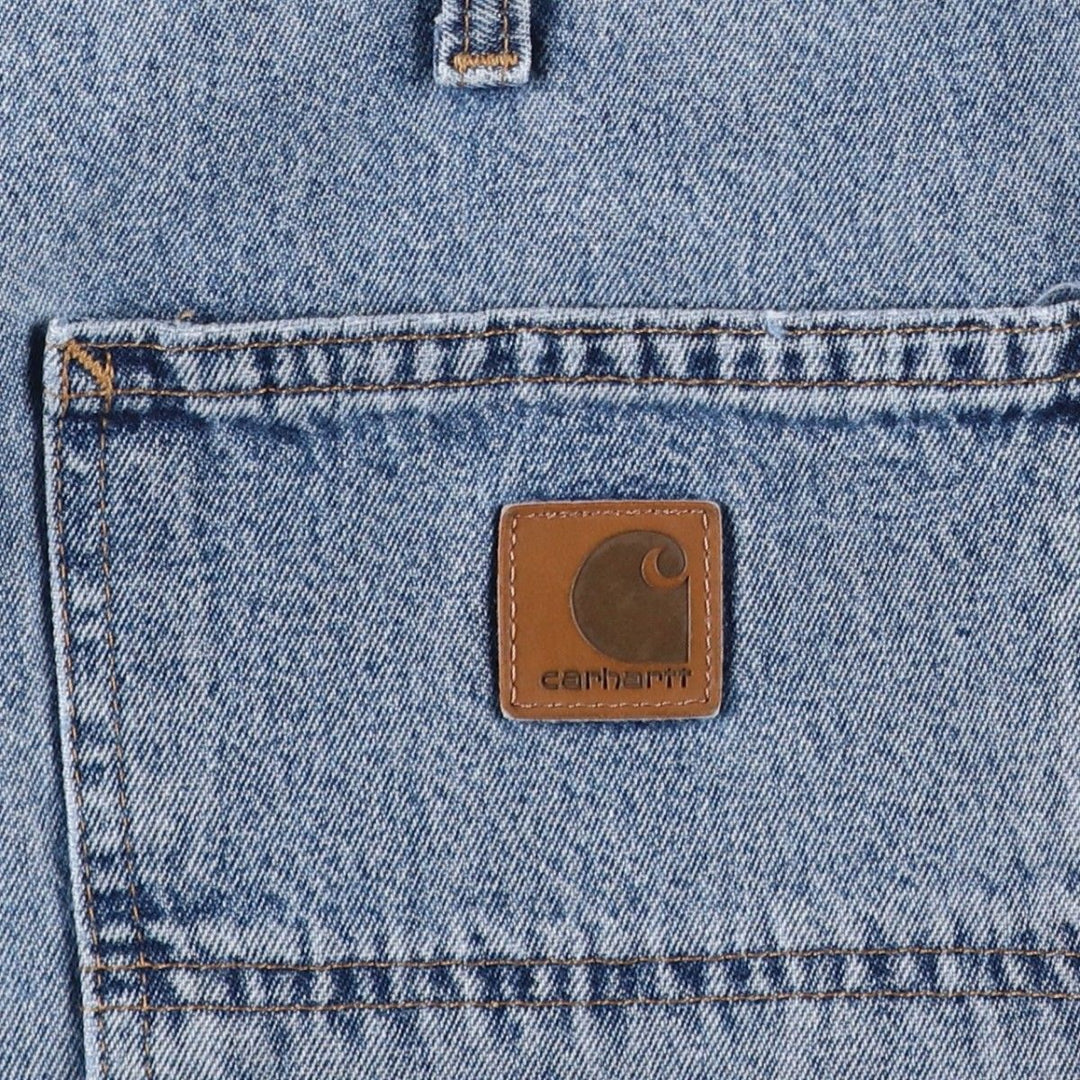 Carhartt Denim Painter Shorts, Shorts, Men's, W36 equivalent cotton Blue type light blue Vintage Second Hand