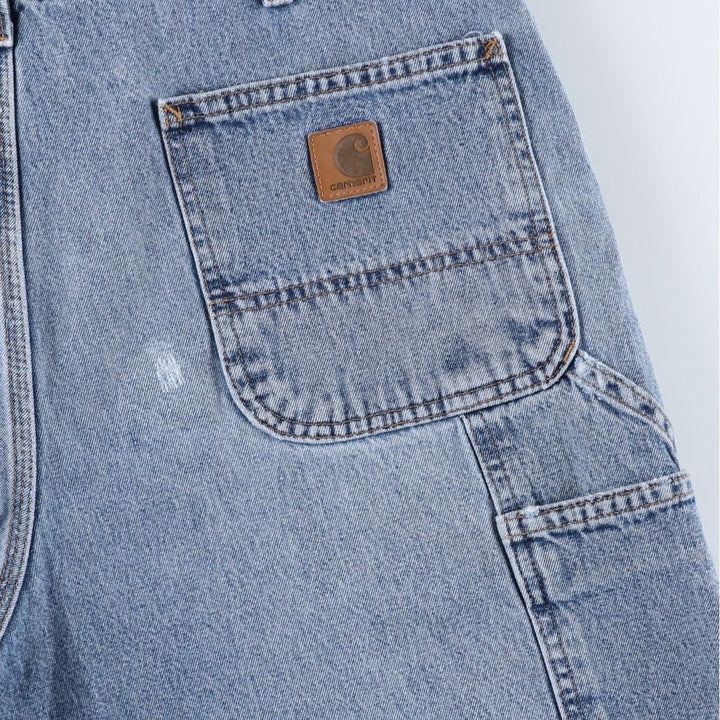 Carhartt Denim Painter Shorts, Shorts, Men's, W36 equivalent cotton Blue type light blue Vintage Second Hand