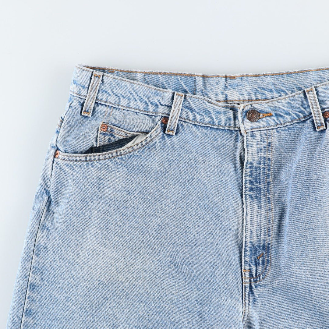 Levi's 550 Relaxed Fit Orange Tab Denim Shorts, Men's W37 (approx.), Vintage. unclear blue type Vintage Second Hand