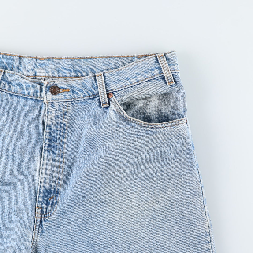 Levi's 550 Relaxed Fit Orange Tab Denim Shorts, Men's W37 (approx.), Vintage. unclear blue type Vintage Second Hand
