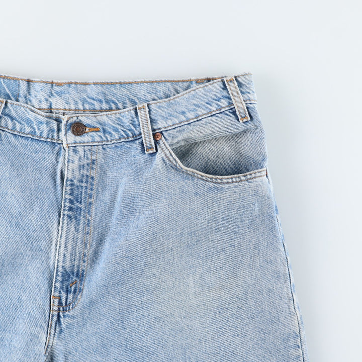 Levi's 550 Relaxed Fit Orange Tab Denim Shorts, Men's W37 (approx.), Vintage. unclear blue type Vintage Second Hand