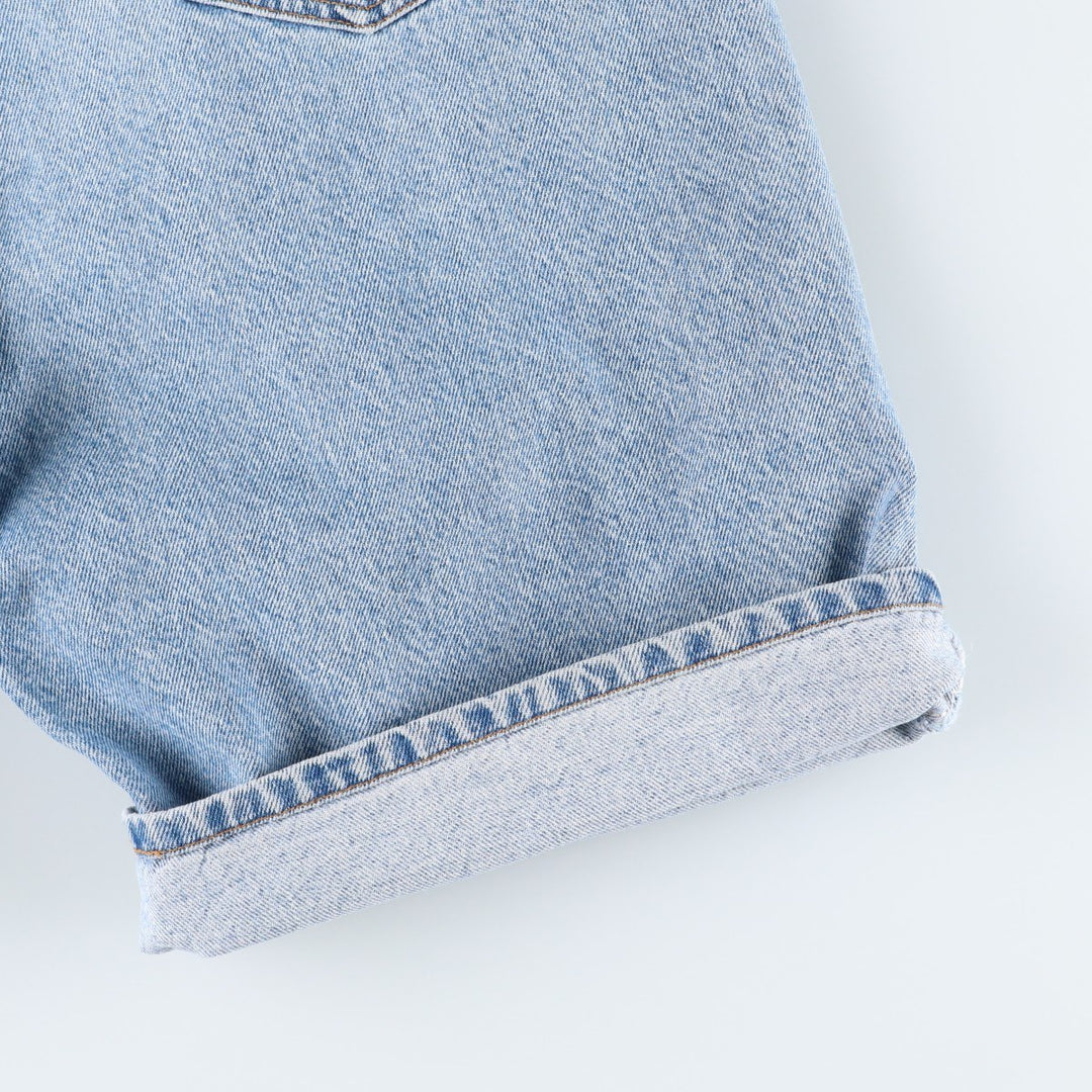 Levi's 550 Relaxed Fit Orange Tab Denim Shorts, Men's W37 (approx.), Vintage. unclear blue type Vintage Second Hand