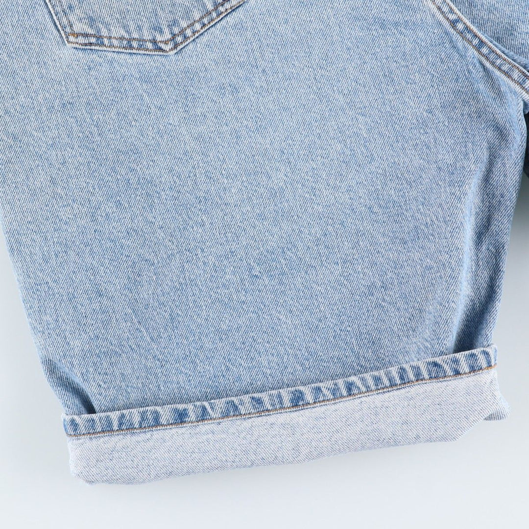 Levi's 550 Relaxed Fit Orange Tab Denim Shorts, Men's W37 (approx.), Vintage. unclear blue type Vintage Second Hand