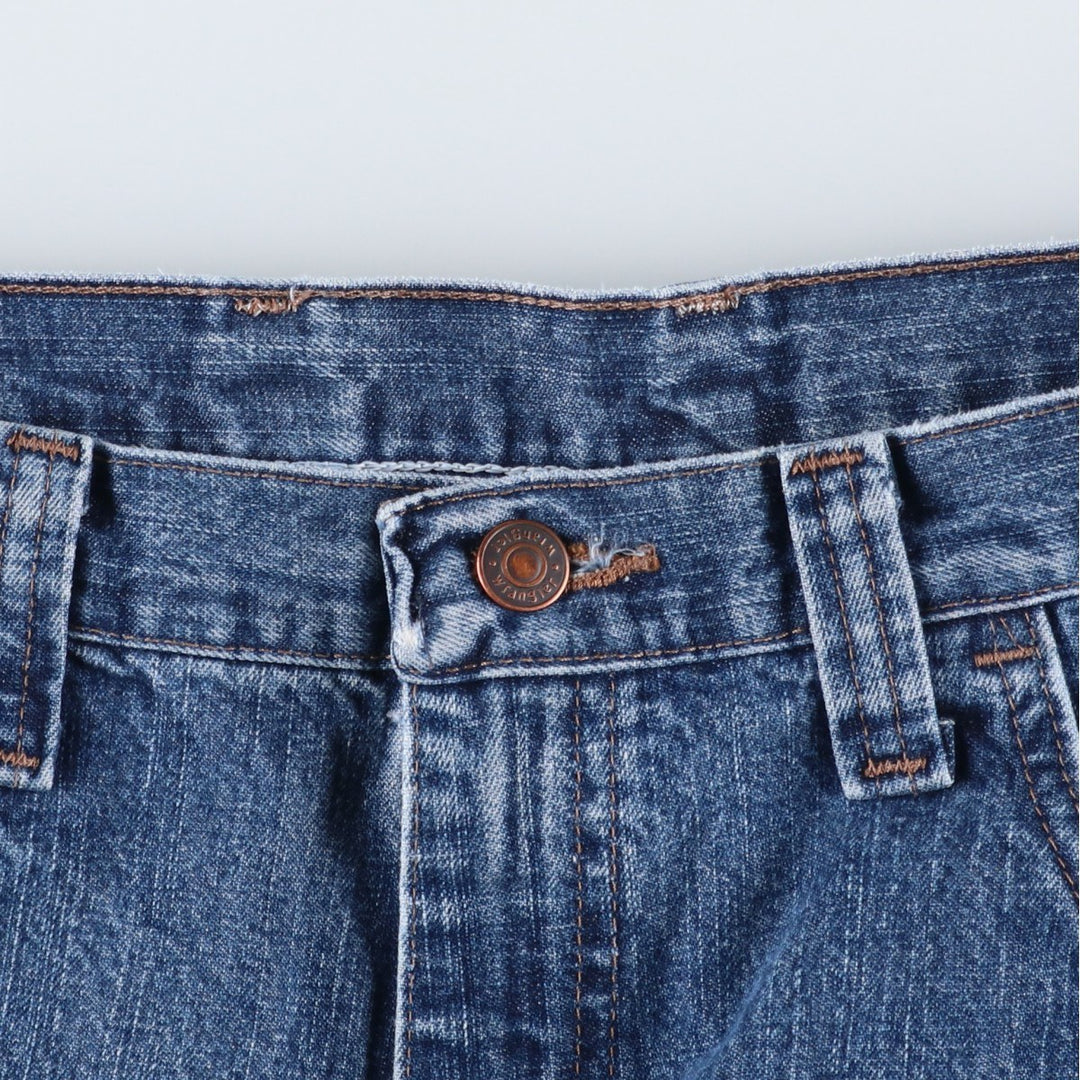 2000'S Wrangler CARPENTER denim painter shorts, men's size W36 (approx.) cotton blue type Vintage Second Hand