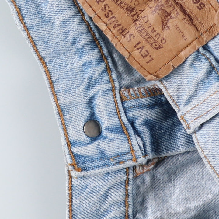 Levi's 560 Orange Tab Denim Shorts, Men's W32 (approx.), Vintage. unclear blue type Vintage Second Hand