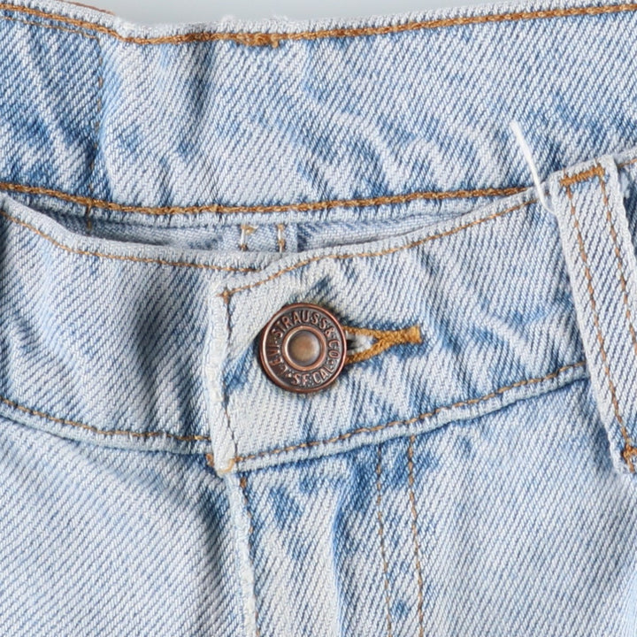 Levi's 560 Orange Tab Denim Shorts, Men's W32 (approx.), Vintage. unclear blue type Vintage Second Hand