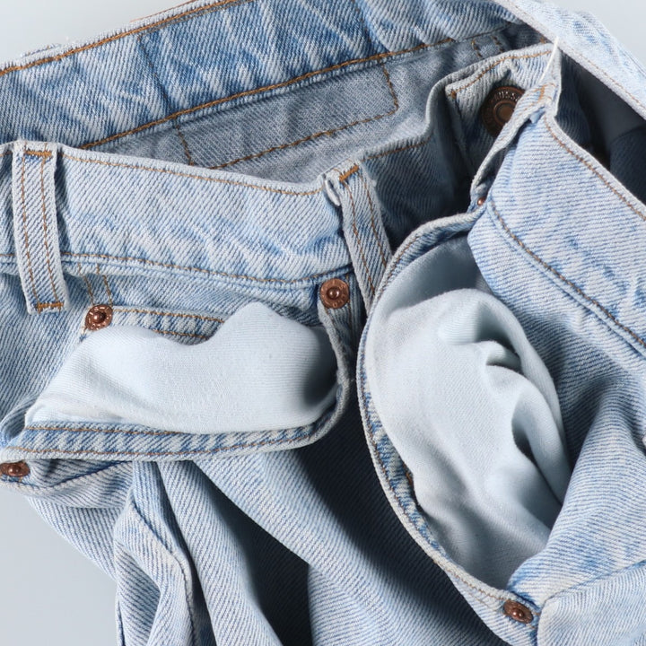 Levi's 560 Orange Tab Denim Shorts, Men's W32 (approx.), Vintage. unclear blue type Vintage Second Hand