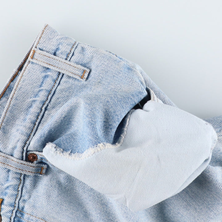 Levi's 560 Orange Tab Denim Shorts, Men's W32 (approx.), Vintage. unclear blue type Vintage Second Hand